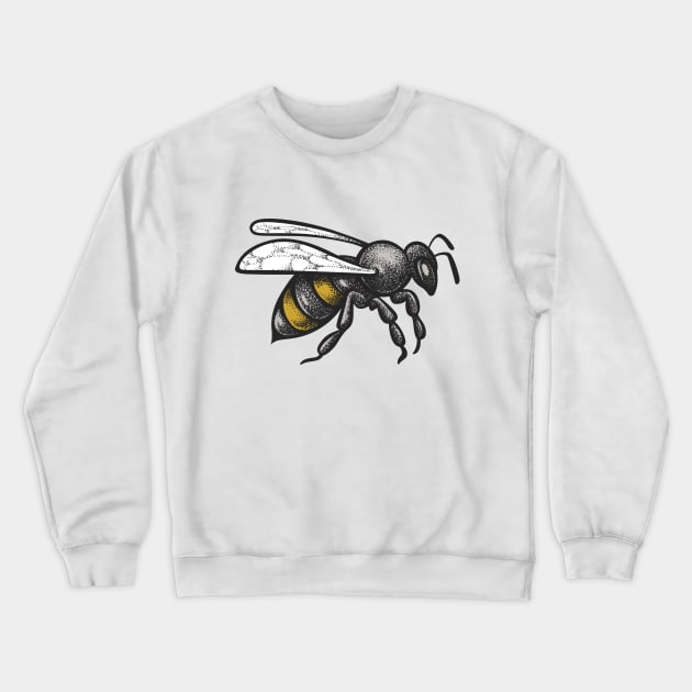 bee Crewneck Sweatshirt by Qualityshirt